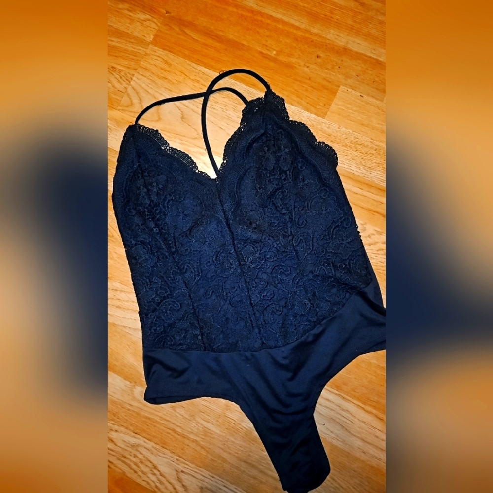 Rue21 Black lace bodysuit